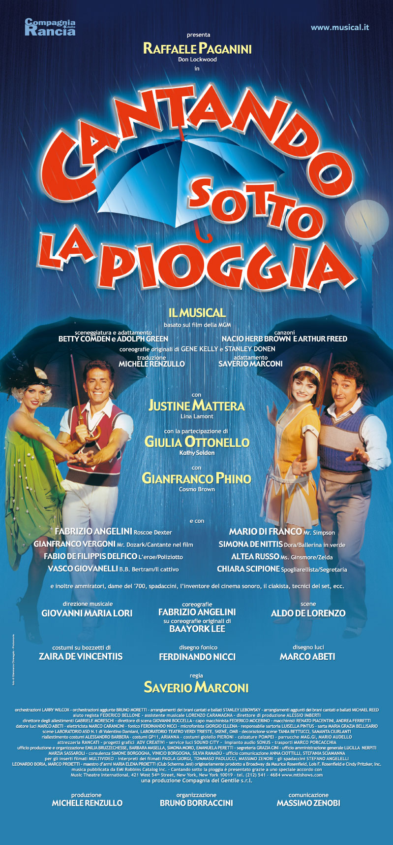 CANTANDO SOTTO LA PIOGGIA Compagnia della Rancia