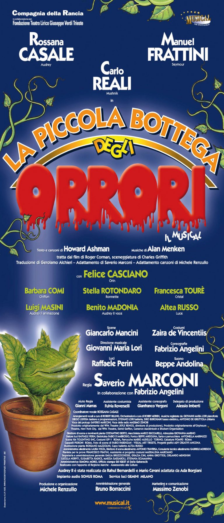Canzoni Di La Piccola Bottega Degli Orrori
